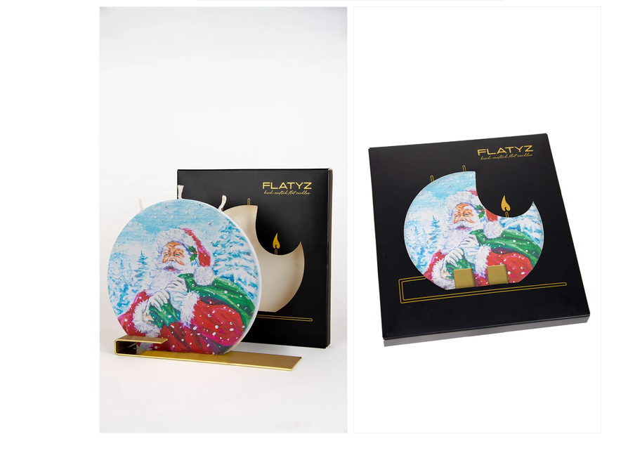 Screenshot 2026-09-23 at 18-32-08 Candela decorativa FLATYZ Babbo Natale con un sacco pieno di doni – Flatyz IT